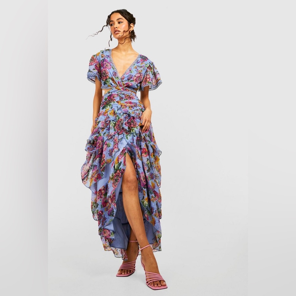 Cut out maxi dress